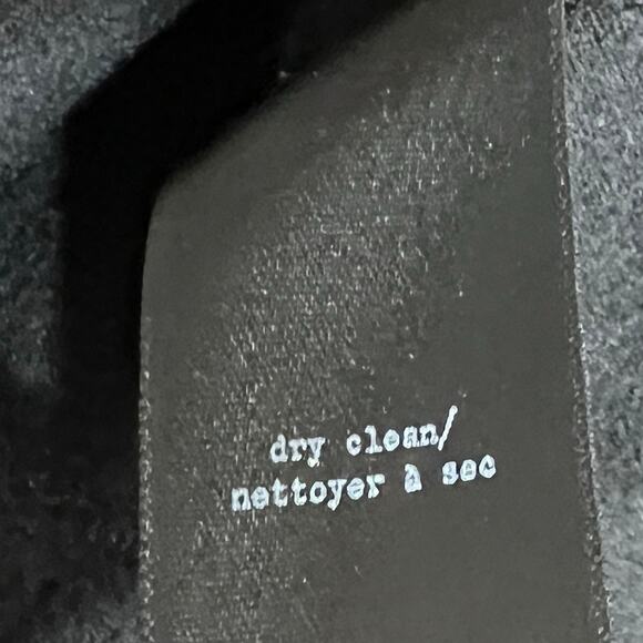 Rag & Bone Yuhlee Dress Womens 10 Black Soft Wool Work Career Modern Evening - Picture 12 of 14